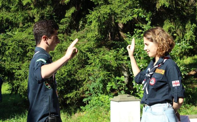 Scout camp in batumi "Scout world" 2016