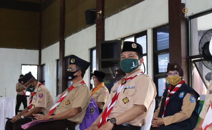 Kwartir Cabang Cianjur Kembali Menggelar Rapat Kerja  Cabang (RAKERCAB) Tahun 2021