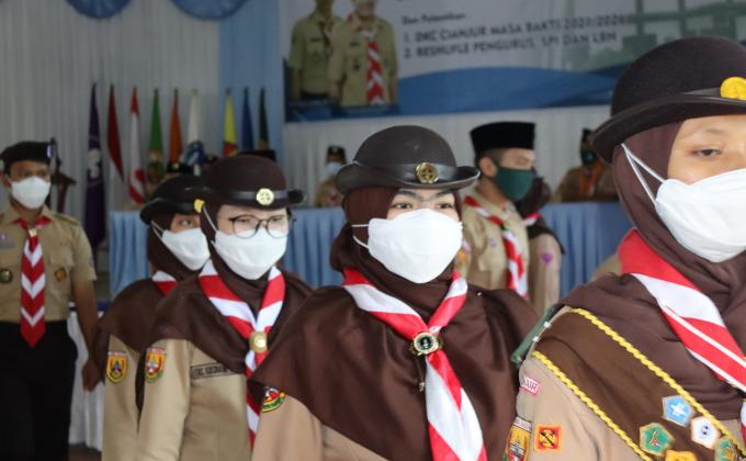 DKCCIANJUR- Pramuka Penegak dan Pramuka Pandega Kabupaten Cianjur memiliki nahkoda baru pasalnya Ketua Dewan Kerja Cabang Cianjur telah dilantik secara resmi oleh Ketua Kwartir Cabang Gerakan Pramuka Cianjur Kak. Budhi Rahayu Toyib, S.Sos., MM -MT. 