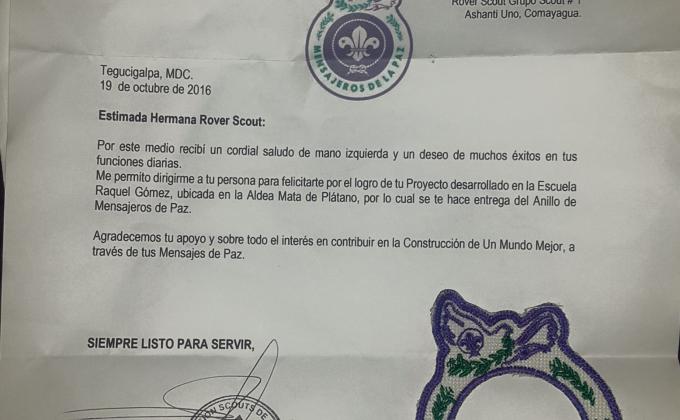 Anillo Mensajeros de la Paz