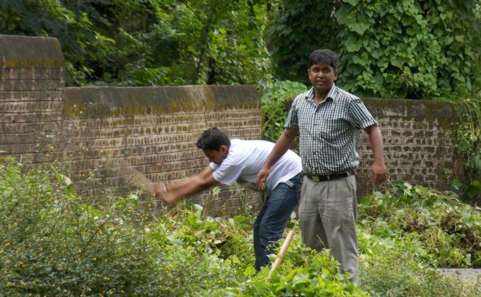 mass cleanliness drive at hospital group asansol district