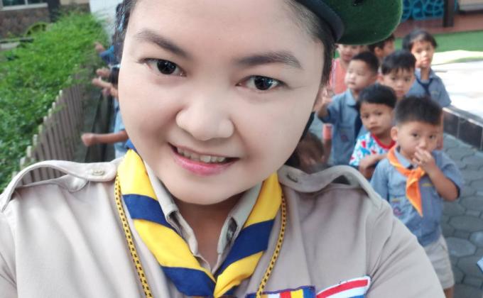 พาลูกเสือบีเว่อร์มาบำเพ็ญประโยชน์