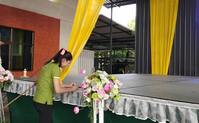 จัดเวทีกิจกรรมแข่งขันทักษะภายใน