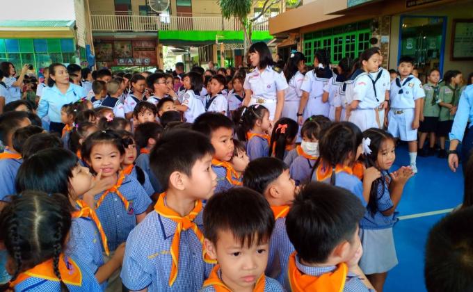 กิจกรรมซ้อมอพยพหนีไฟ