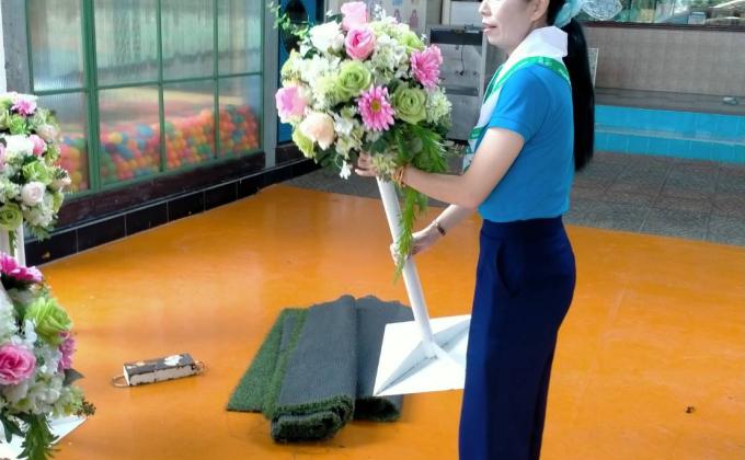 เตรียมงานประชุมผู้ปกครองนักเรียน