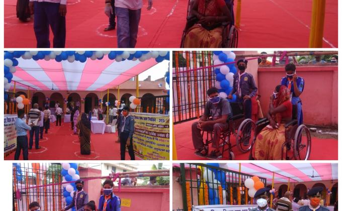 बिहार विधानसभा चुनाव 2020 में दिव्यांग एवं मतदाताओं की सेवा में उपस्थित रहे स्काउट गाइड