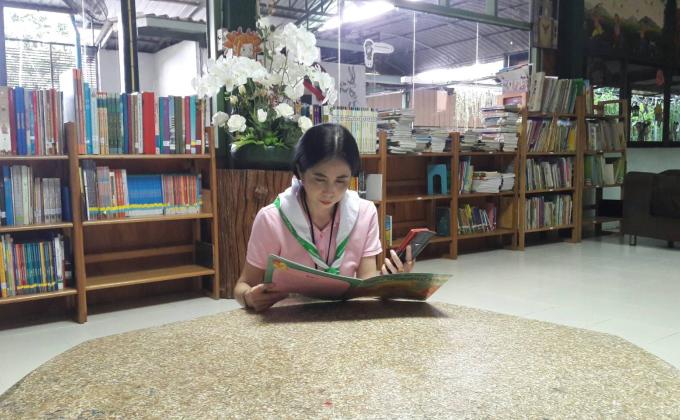 กิจกรรมอ่านหนังสือให้คนตาบอดได้ฟัง