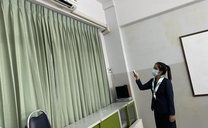 ปิดเครื่องปรับอากาศของห้องเรียน