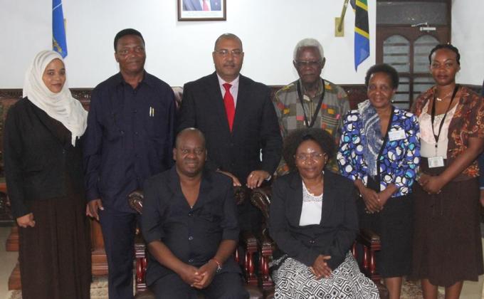 VIONGOZI WA CHAMA CHA SKAUTI TANZANIA WAKUTANA NA KUZUNGUMZA NA SPIKA WA BUNGE LAJAMHURI YA MUNGANO WA TANZANIA