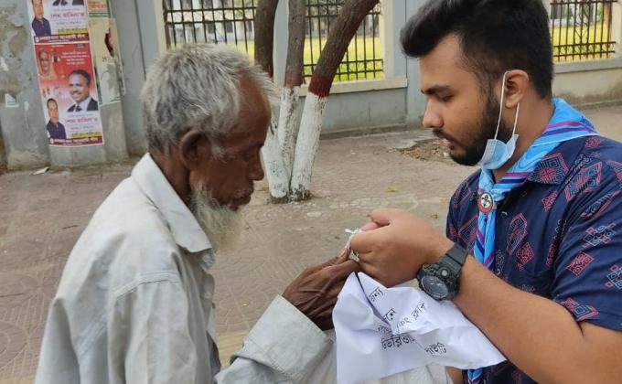 SCOUTS IN GOLDEN EAGLE OPEN AIR SCOUT GROUP ADDRESS FOOD INSECURITY FOR FAMILIES AFFECTED BY COVID-19