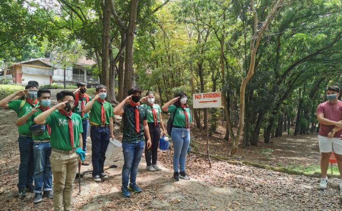 Scouts actively engage in the World Environment Day!