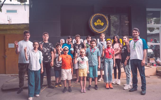 "Shahdili" troop held group meeting