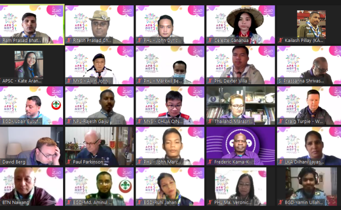 Bacolodnon Scout joins Asia - Pacific Region Messengers of Peace Conference 2021