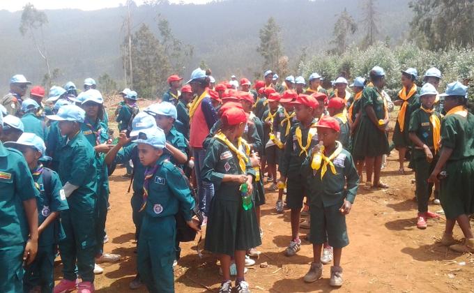 Ethiopia scout Association Celebrate the World Environment day in collaboration with Adiss Ababa Environmental Protection Authority with the Moto, “Connecting People to Nature”.