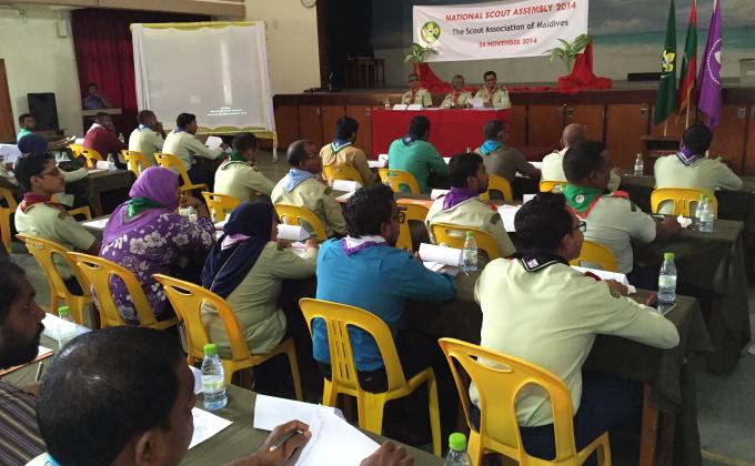 Maldivian National Scout Assembly elects new management team for the Scout Association of Maldives