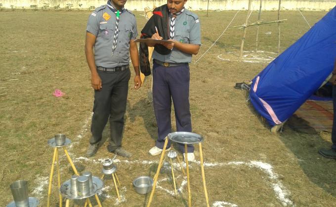 handicap children scouting training open on the up utraula district Balrampur