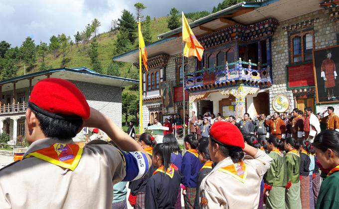 Selection of Scouts for Leadership Scouts camp.