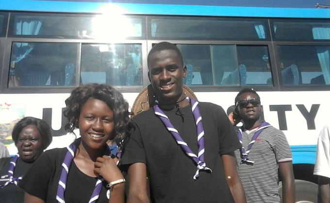 BINDURA UNIVERSITY SCOUTS ON THEIR FIRST OUTDOOR CAMP