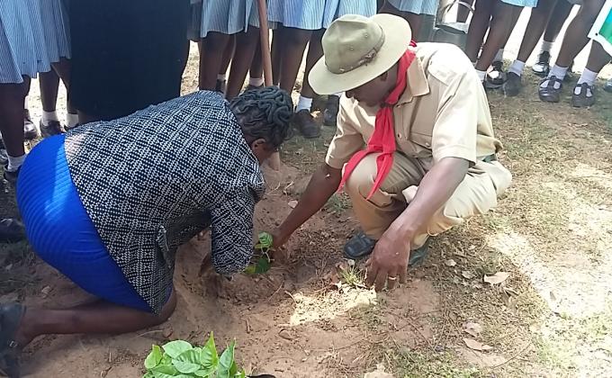 Hatfield Girls High Tree Planting