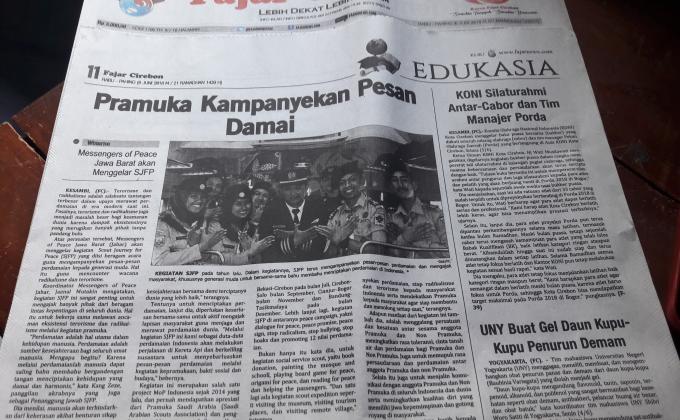 The News of Scout Journey for Peace Batch II