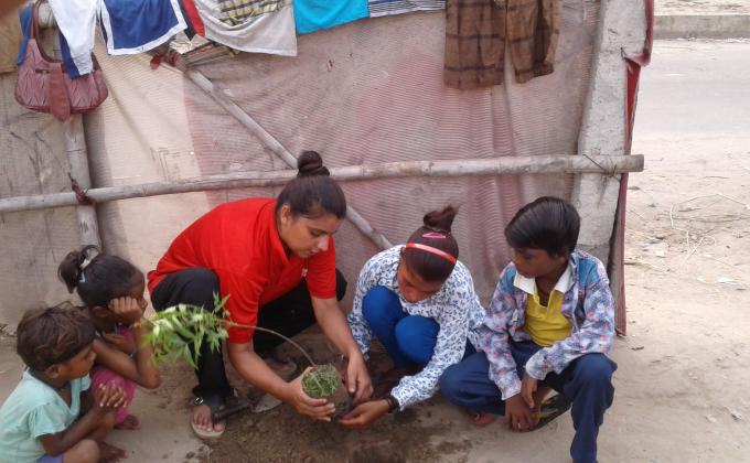 Scouts step for climate action