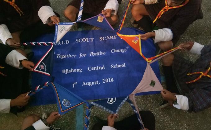 Scout Scarf Day Celebration in my School