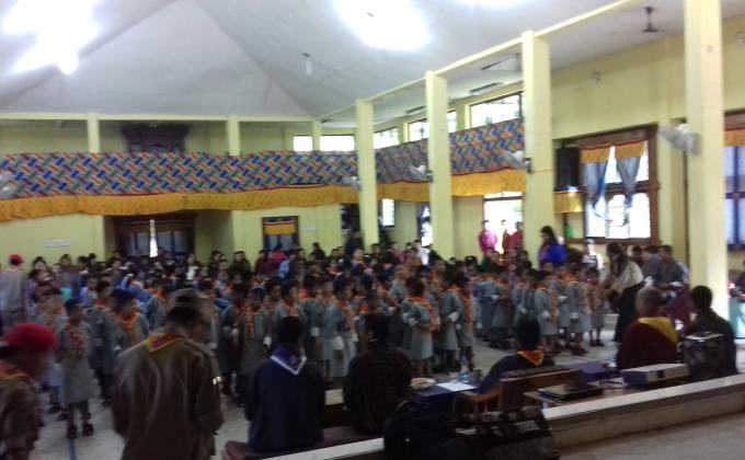 Investiture cermony for CheyChey Scout