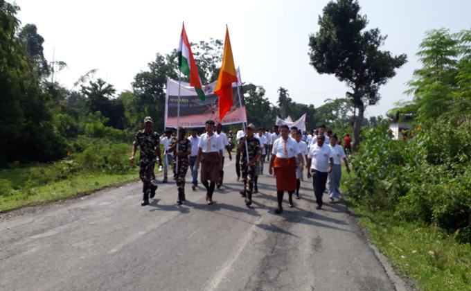 Indo- Bhutan peace walk 