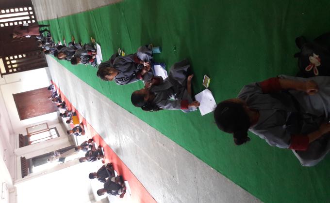 "Exam for class one"