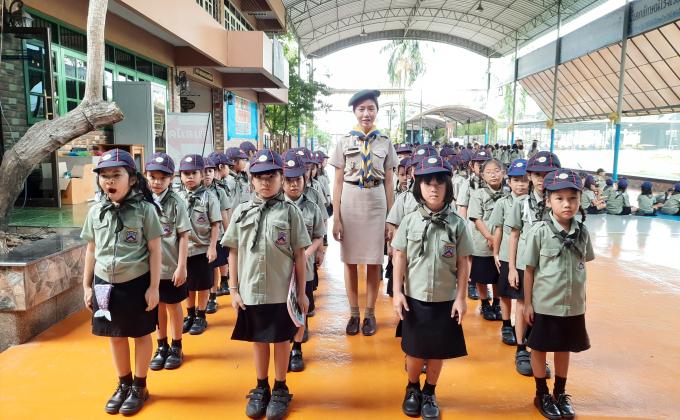 ผู้กำกับลูกเสือ เนตรนารี ในการสอนวิชาลูกเสือ เนตรนารี 
