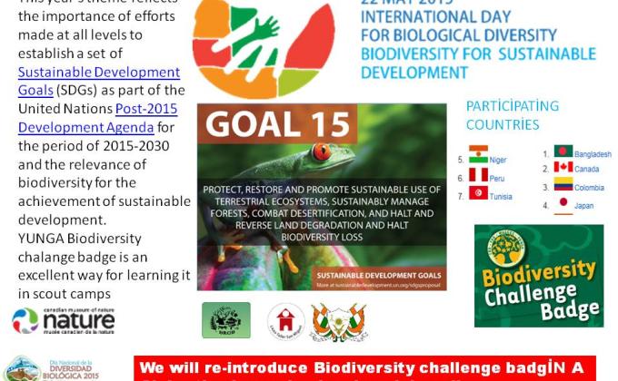 22 MAY START BIODİVERSIITY CHALLENCE BADGE AS A SERVICE ACTIVITY