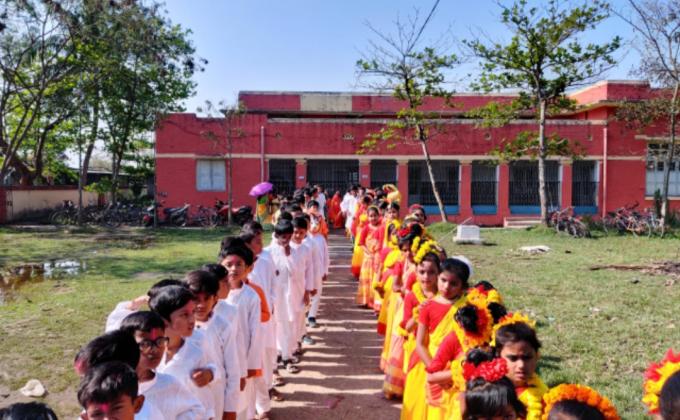 BASANTA UTSAB OBSERVED AT HALISAHAR  SCOUT GROUND 