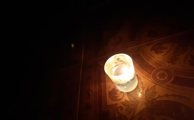 dinner in dark