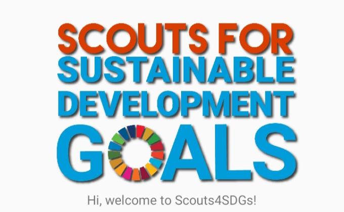 Scout currently developing an app to easily learn about the SDGs 