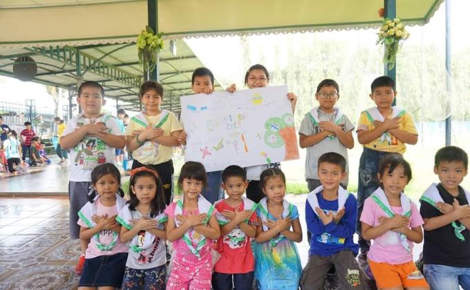 ลูกเสือจันทศิริวิทยาจัดกิจกรรมEath Hour