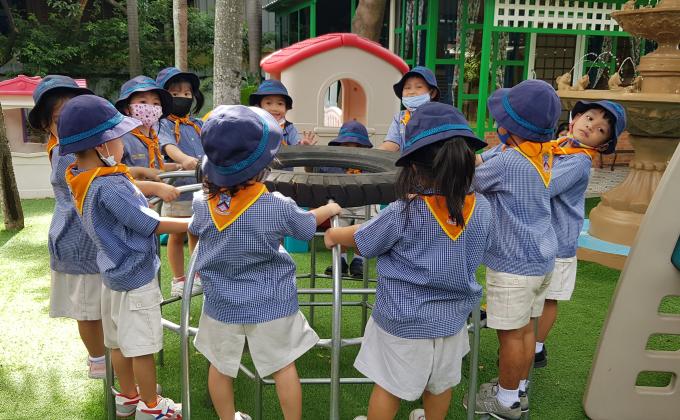 การส่งเสริมพัฒนาการของลูกเสืออนุบาล