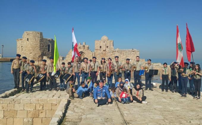 كشافة الغد تحي التراث العالمي بمناسبة الاعياد الميلادية 