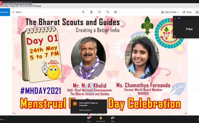 Celebration of Menstrual Hygiene Day by BSG