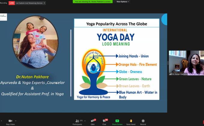 7th INTERNATIONAL DAY OF YOGA Celebration by Bharat Scouts and Guides