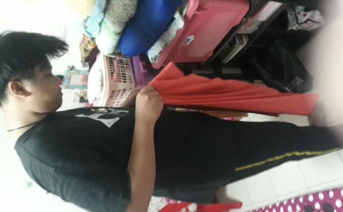 พับผ้า