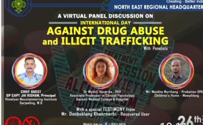 INTERNATIONAL DAY AGAINST DRUG ABUSE ANDILLICT TRAFFICKING -BSG INDIA WEBINAR