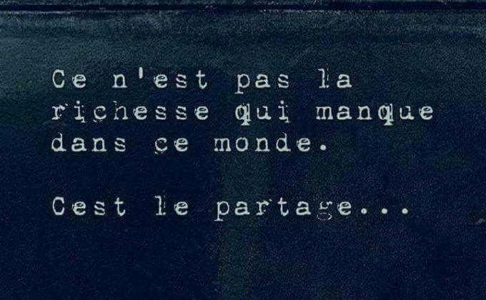 Pour mettre fin à l'extrême pauvreté, lutter contre les inégalités et l'injustice, il faut d'abord éliminer les "Je", "Moi, et "Mien" 
