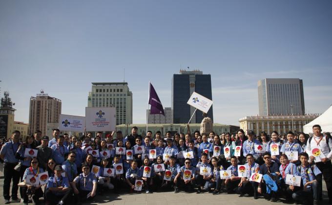 Scouts say's No to child abuse and violence  
