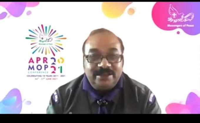 Asia Pacific Messenger of Peace Conference on 24-06-2021Opening Ceremony