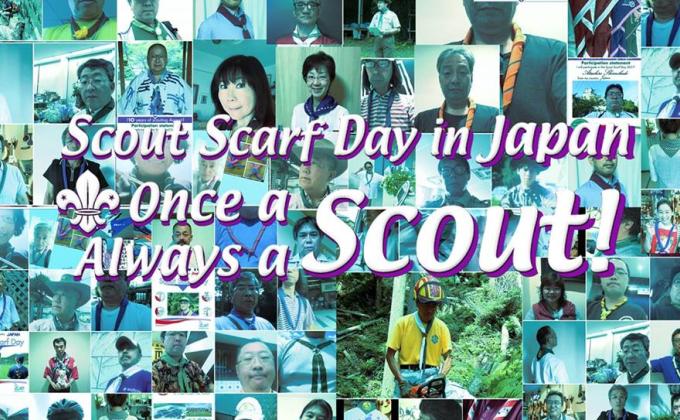 Scout Scarf Day in Japan (Aug.1, 2018)