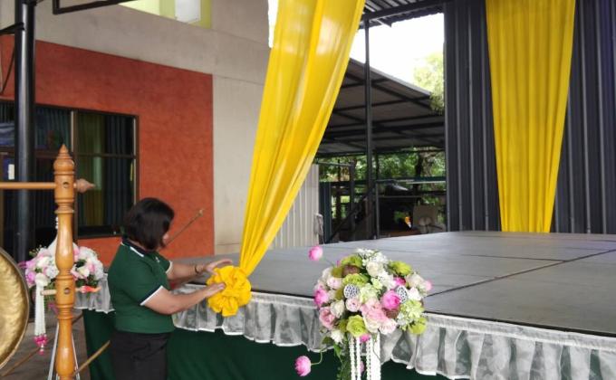 จับจีบผ้างานวิชาการวันแข่งขันทักษะภายใน