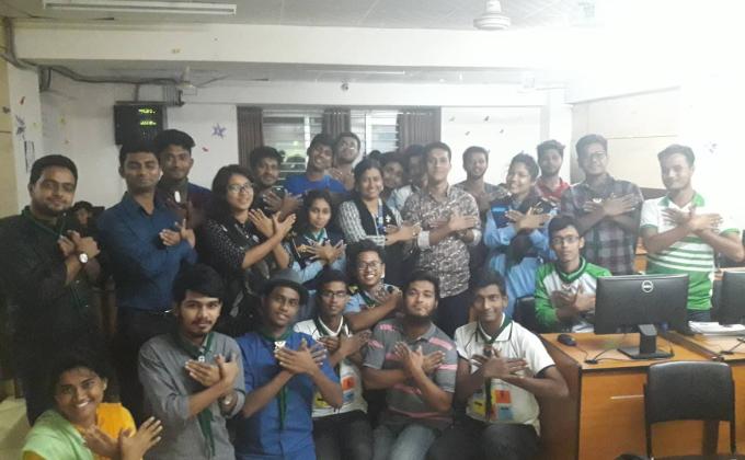 Daffodil International University Air rover Scout group arranges a special crew meeting 