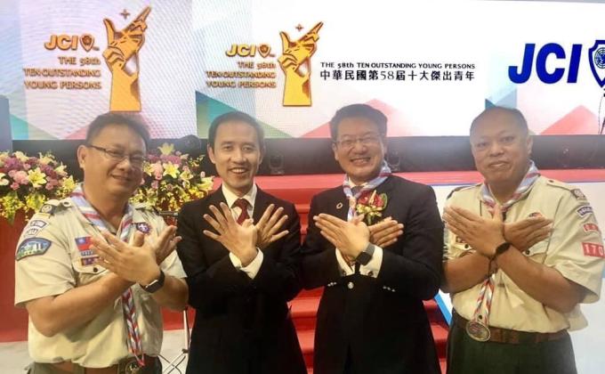 JCI and Scouts members