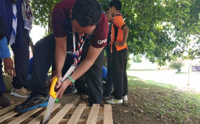 Membuat pallet di IPG Kampus Sultan Abdul Halim