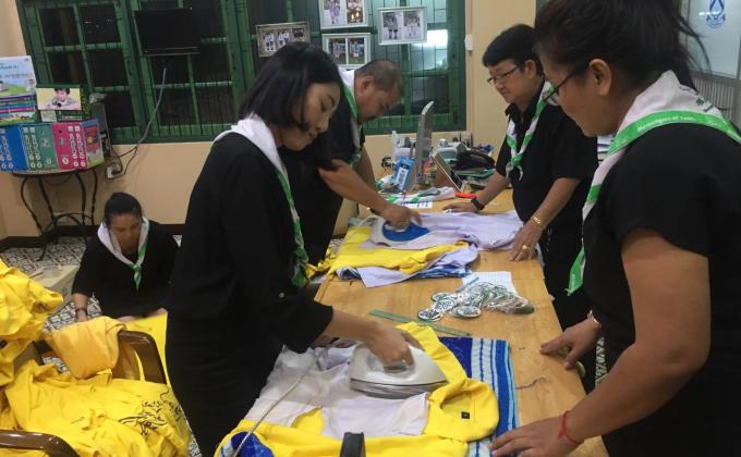 จิตอาสา ทำเสื้อ MoP